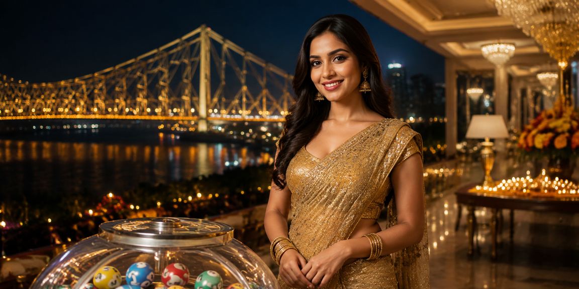 Diwali festival in Kolkata with lottery celebration